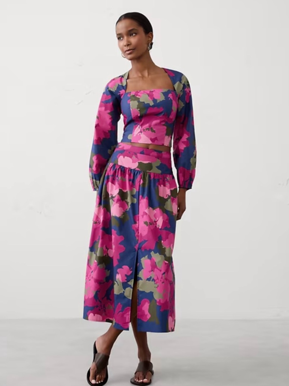 Banana Republic Floral Poplin Set